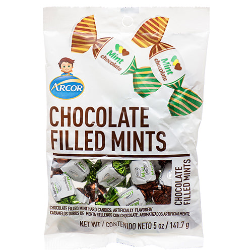 arcor choco filled mints - 5 oz -- 24 per case