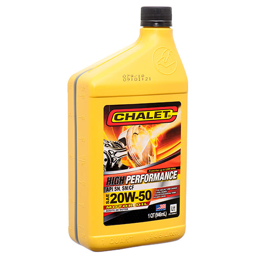 chalet motor oil hp 20w-50 - 12 quarts per case -- 12 per case