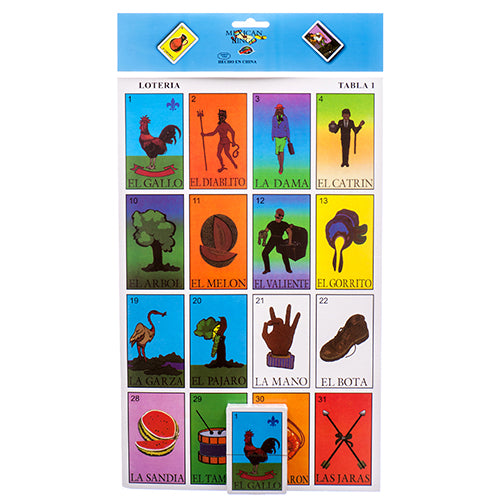 loteria jumbo playing card set -- 12 per box