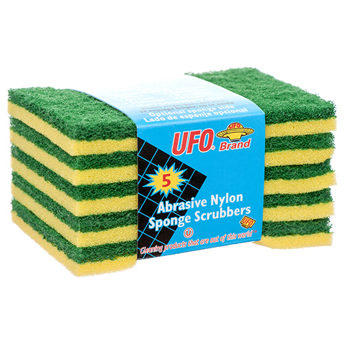 ufo sponge scrubbers - 5 pk -- 36 per case