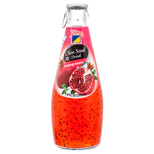 gabriela chia seed pomegranate drink - 9.8 oz -- 24 per case