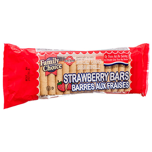 family choice strawberry bars - 9 oz -- 24 per case