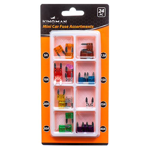 kingman auto fuse pack mini - 24pcs -- 24 per box