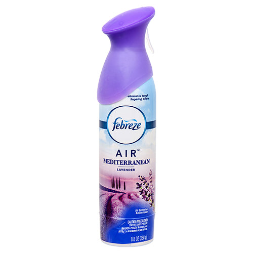 febreze air freshener - mediterranean lavender scent  -- 12 per case