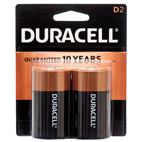 duracell battery 2-pack  -- 6 per box