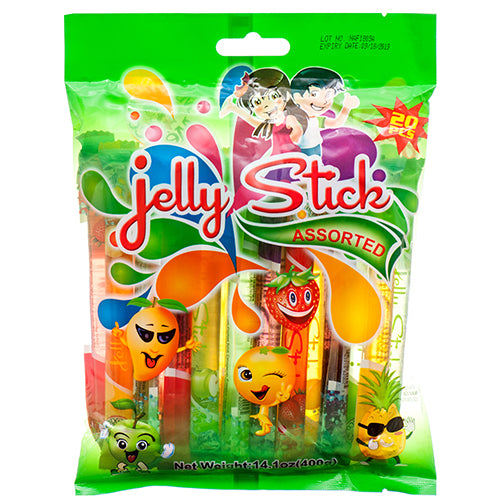 jelly sticks - assorted flavors - 20 count -- 24 per case