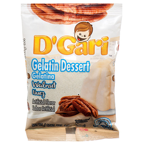 d gari milk gelatin walnut - -  -- 24 per case