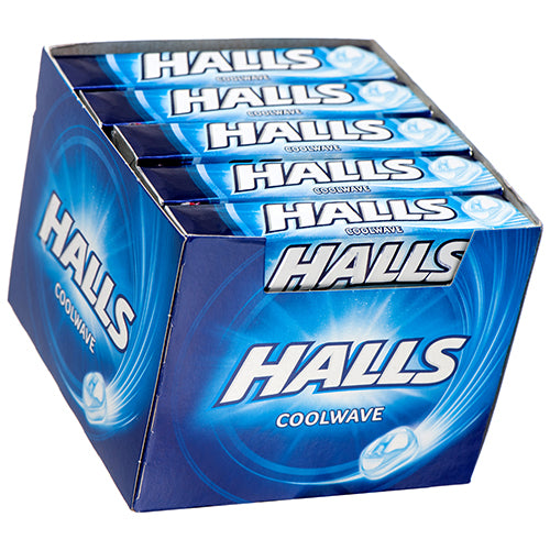 halls stick coolwave - 240 pack - fast & long lasting relief -- 20 per box