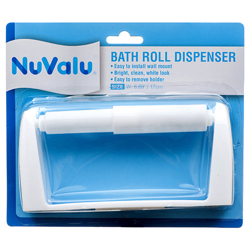 nuvalu plastic tissue holder - white -- 24 per box