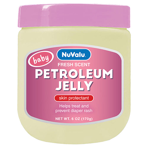 nuvalu petroleum jelly baby fresh scent 6 oz pink-24 per case -- 24 per case