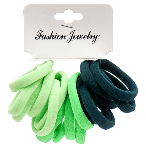 bulk hair ties - 18ct assorted colors  -- 12 per box