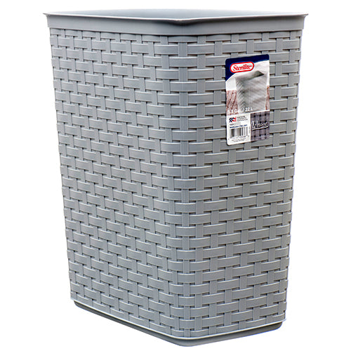 sterilite 1038 wastebasket weave 5.8 g cement -- 6 per case