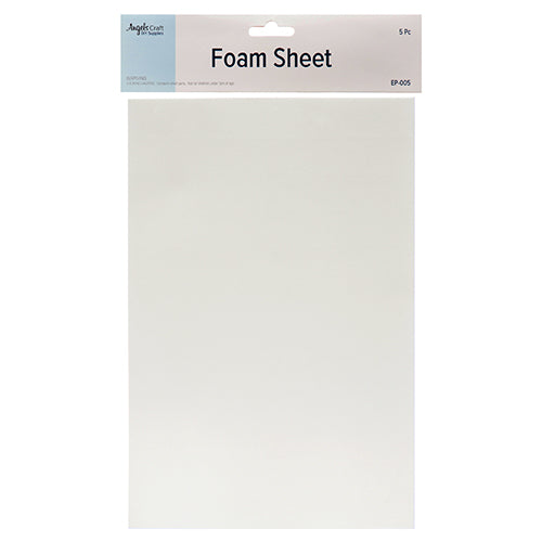 8.5x11 foam sheet - white - 120 sheets per case -- 12 per box