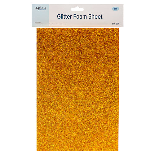 craft foam sheets 8.5 x 11 - glitter - assorted colors - 120 pack -- 12 per box