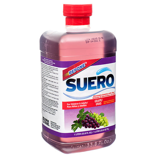 repone suero drink grape 33.8z -- 8 per case