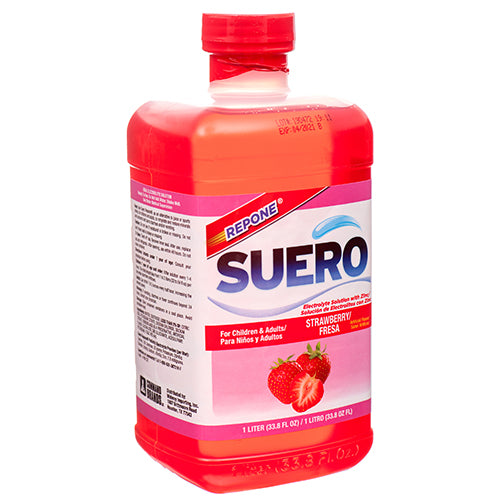 repone suero drinks - strawberry -- 8 per case