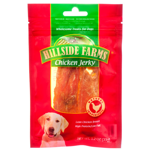 hillside farms chicken jerky 1.2oz - bulk  -- 48 per case