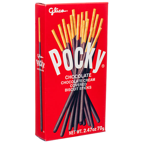 pocky chocolate 2.47 oz  -- 10 per box