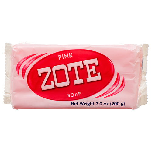 zote rosa laundry soap - 200 gr bars -- 50 per case