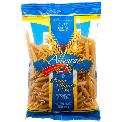 allegra penne pasta 16 oz  -- 20 per case