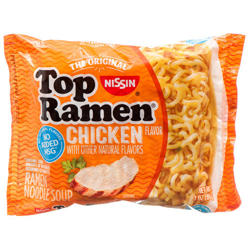 nissin top ramen chicken - 3 oz - 24 pack -- 24 per case