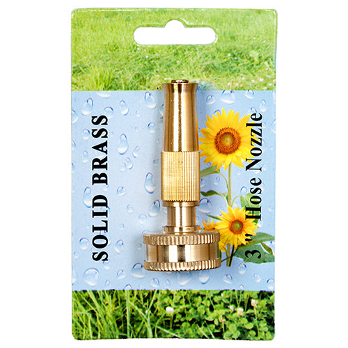 home & garden 3 brass water hose spray nozzle -  -- 24 per box