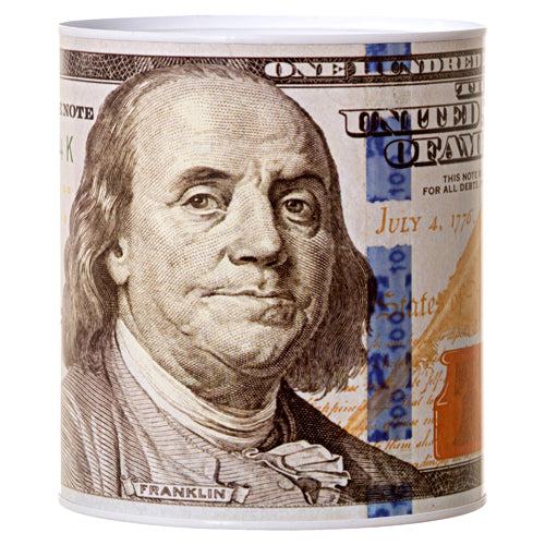 coin bank tins - us $100 new bill -- 48 per case