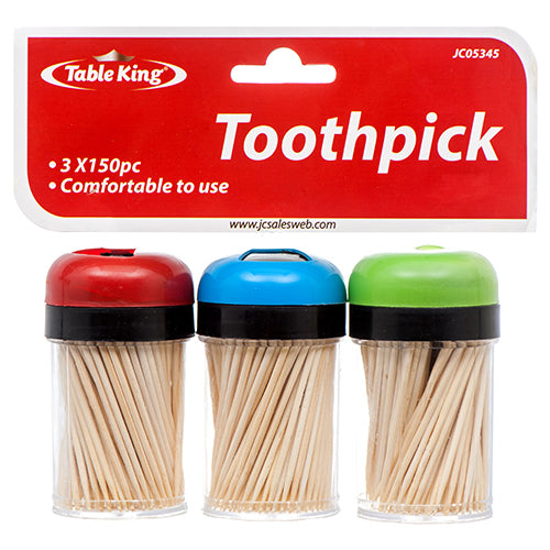 table king toothpicks - 3 x 150ct -- 24 per box