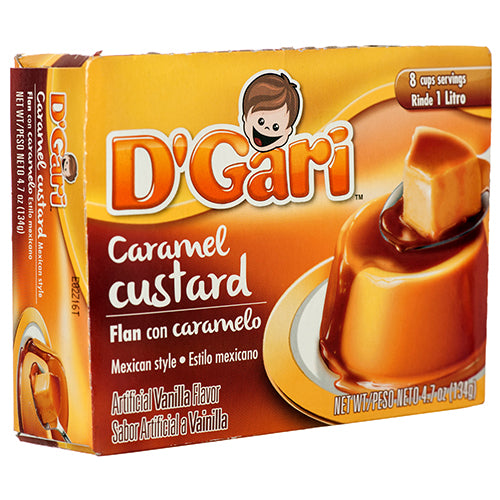 d gari 4.7z caramel cust flan -- 24 per case