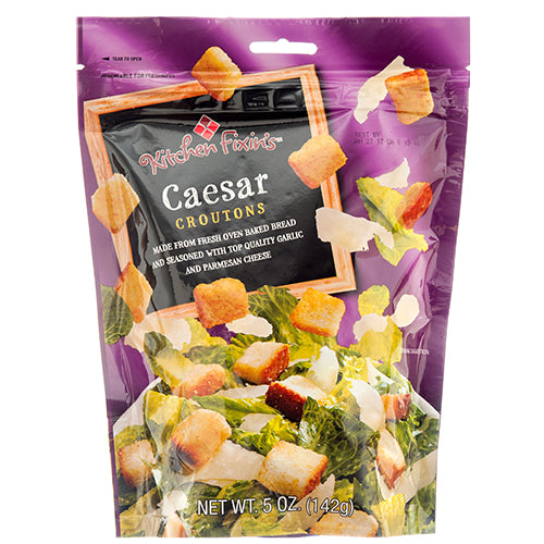 kitchen fixins caesar croutons - 5 oz -- 12 per case