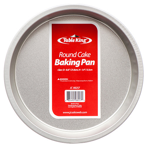 table king round baking pans - 8.6 in x 1.4 in -- 24 per box