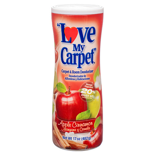 love my carpet room deodorizer apple cinnamon 17 oz -- 12 per case