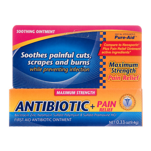 pure aid triple antibiotic+pain relief -- 24 per case