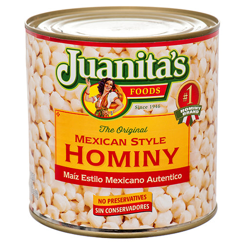 juanitas hominy - 25 oz -- 12 per case