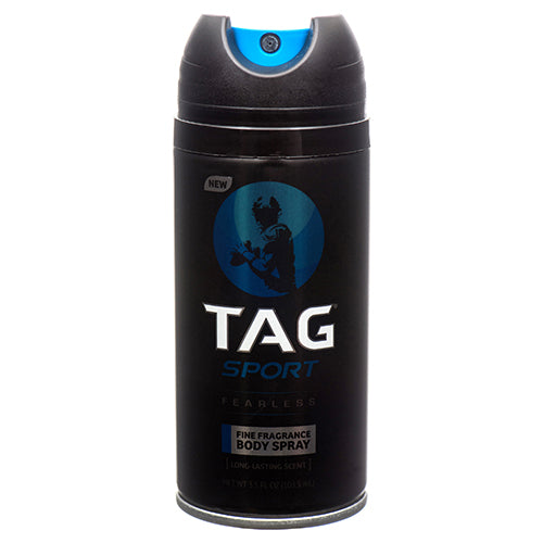 tag sport body spray fearless 3.5 oz -- 12 per case