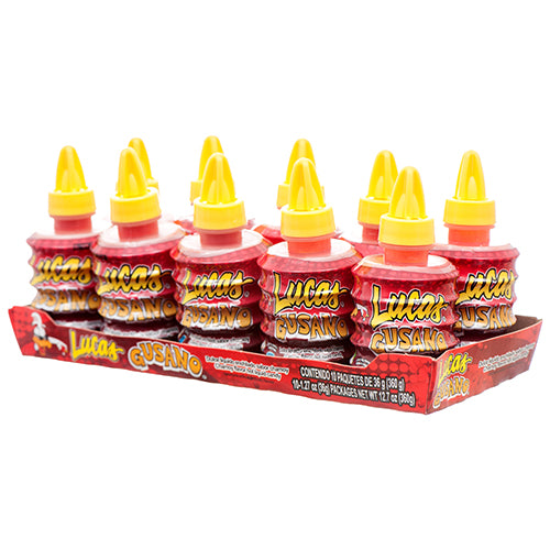 lucas gusano chamoy 10ct -- 30 per case