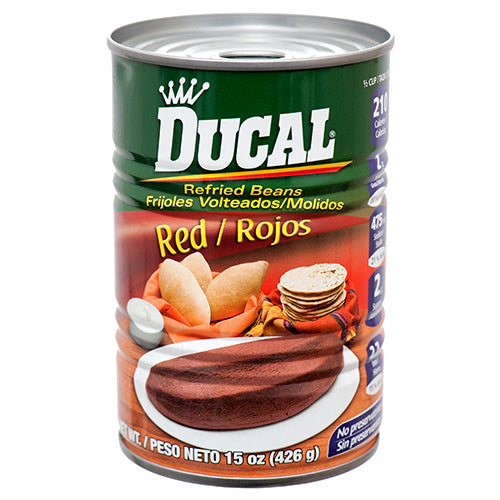 ducal refried red beans 15 oz -- 24 per case