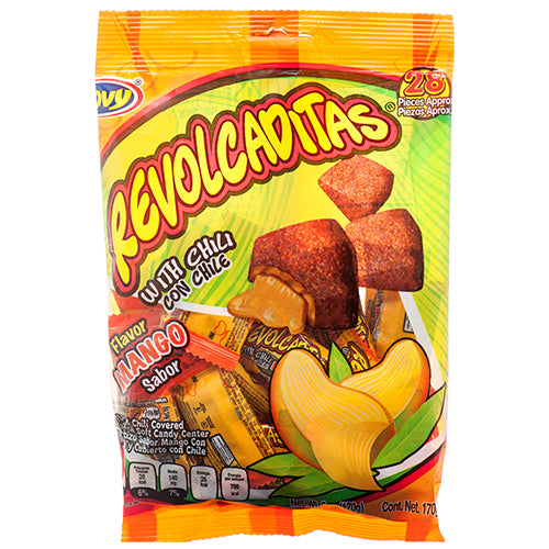 jovy revolcaditas mango snacks - 6 oz -- 24 per case