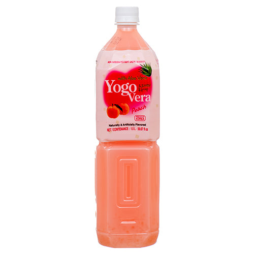 yogo vera drink peach 1.5l -- 12 per case