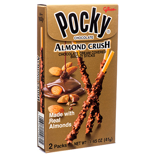 pocky almond crush - japanese snack  -- 10 per box