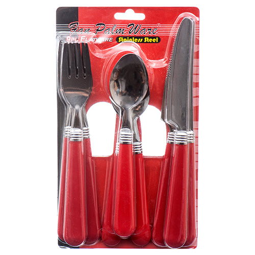 utensil set 9pc asst color -- 72 per case