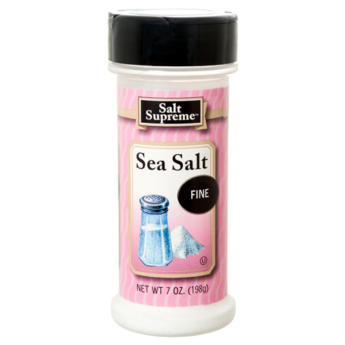 salt supreme sea salt fine 7z -- 12 per case