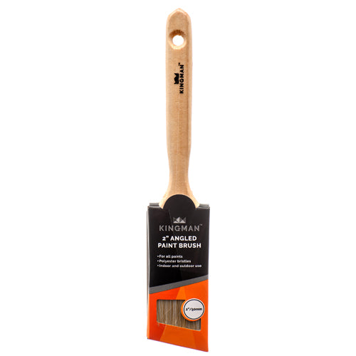 kingman angled paint brushes - 2 in  -- 24 per box