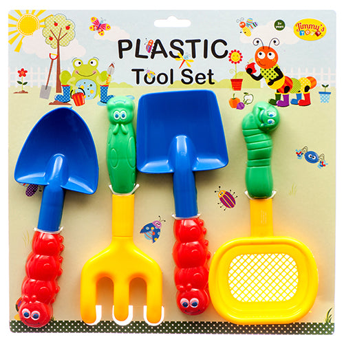 toy garden tool set asst clr -- 24 per box