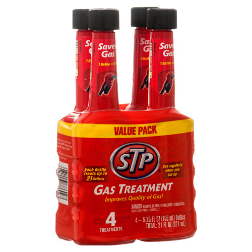 stp gas treatment 4 pack - 5.25 oz - keep your engine running smoothly -- 4 per case