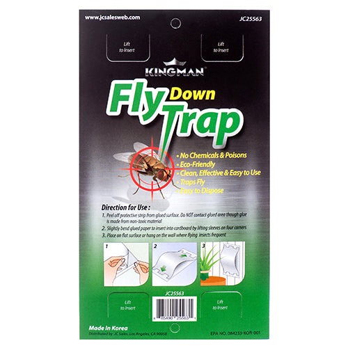 kingman fly & insect traps - 4 pack  -- 48 per box