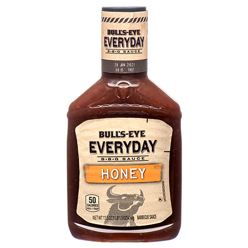 bull's eye bbq sauce honey - 17.5oz -- 12 per case