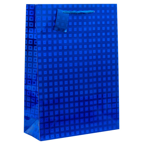 large assorted color gift bags with hologram - 144 pack -- 12 per box