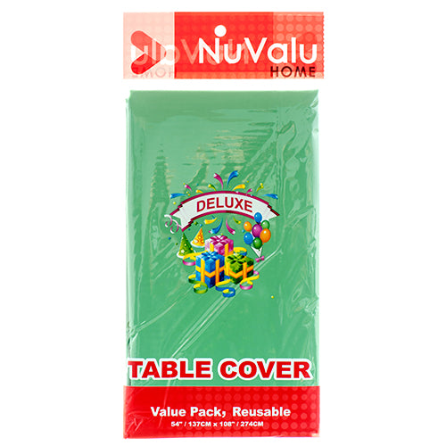 green deluxe peva table covers - 54 x 108 -- 24 per box