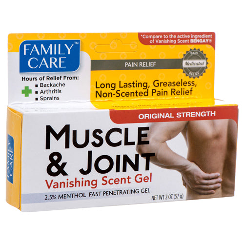 muscle & joint vanishing gel - 2 oz -  -- 24 per case